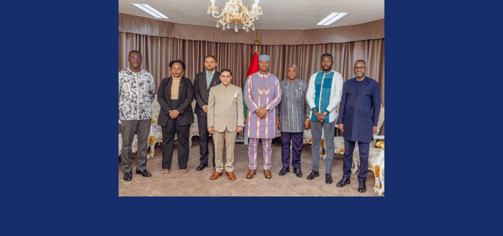 Ambassador Om Prakash Meena called on H.E. Mr. Ousmane Bougouma, the President of Transitional Legislative Assembly of Burkina Faso on September 10, 2025